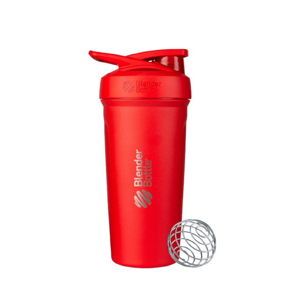 BlenderBottle Classic V2 24 oz Blue Shaker Cup with Flip-Top and