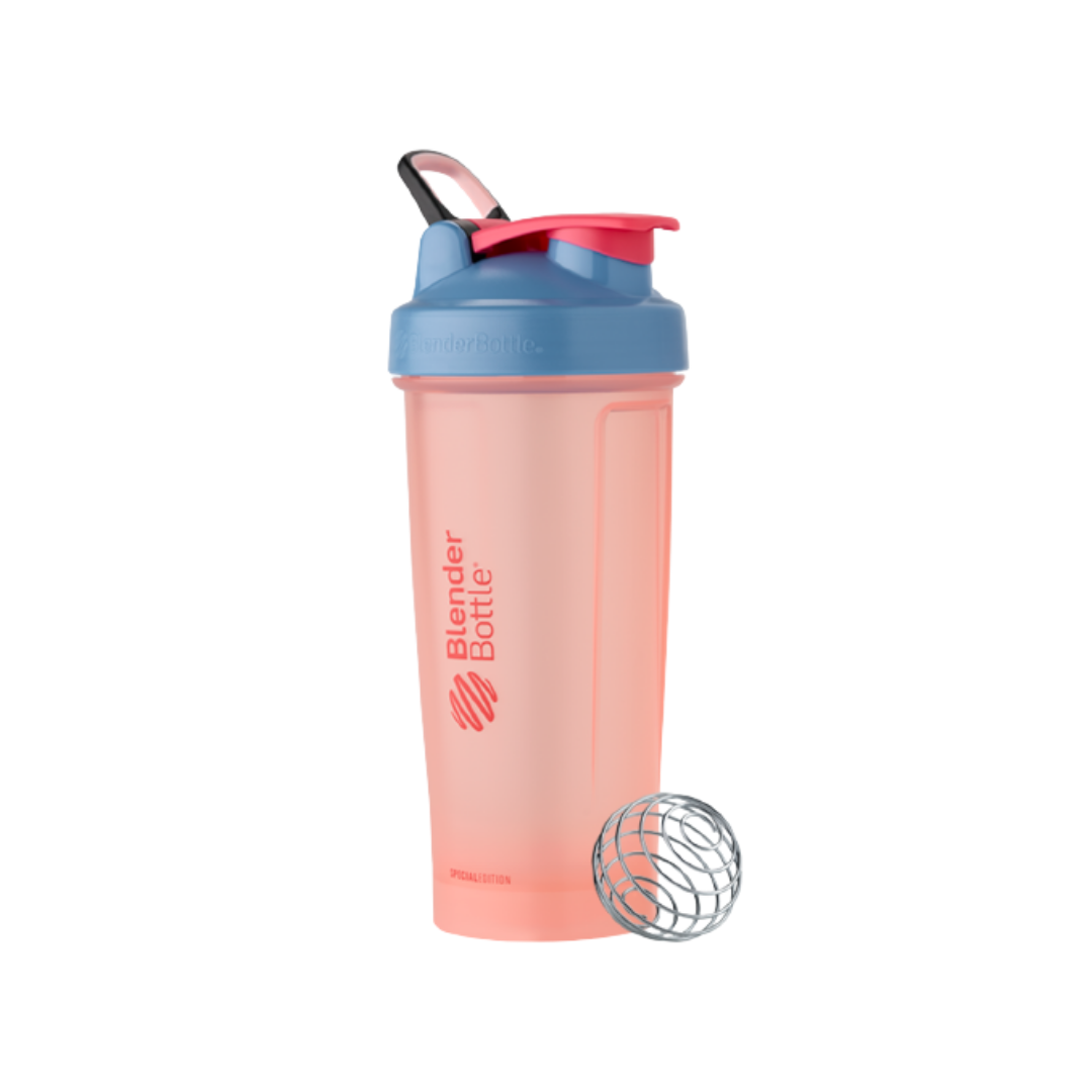 BlenderBottle 28oz Classic V2 Water Bottle - Mint/Pink/Yellow