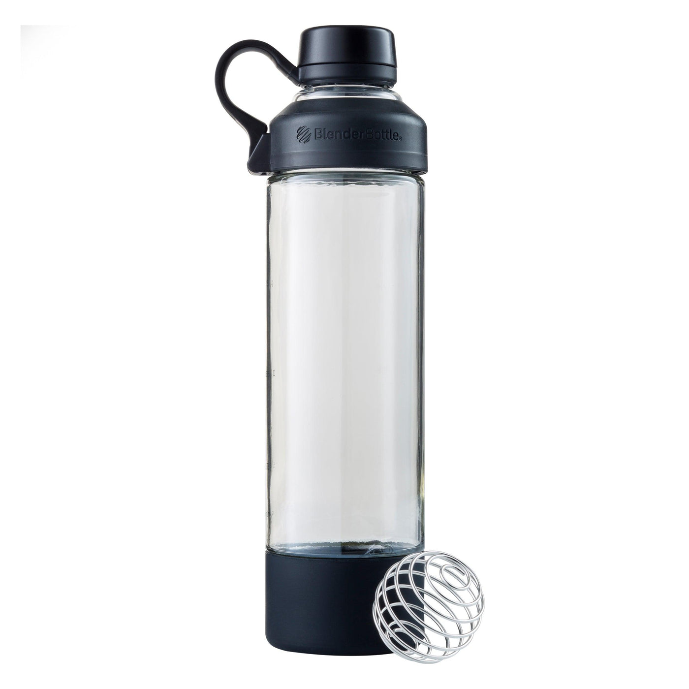 BlenderBottle Classic Shaker Bottle, 20-Ounce Loop Top, Clear/Black