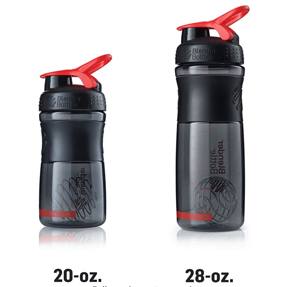 2X Blender Bottle Classic 28 oz Shaker Cup Sport Mixer Shaker Bottle Black/  Teal